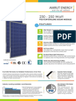 Amrut Energy ASP-P6-60 250W Solar Panel