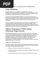 Download Manajemen Waktu Dalam Pelayanan Keperawatan by MohRozani SN345215557 doc pdf