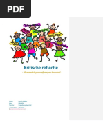 kritische reflectie feedback nick dunlop