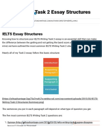 IELTS Writing Task 2 Essay Structures