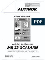 MB32 Scalaire (BG15-VEC01) (Version Allégée) -FR- Du 10 05 01 (7586)