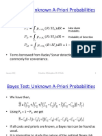 Bayes Test: Unknown A - Priori Probabili6es: - Defini6ons