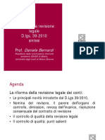 Riforma Della Revisione Legale - D.lgs. 39-2010 - Sintesi