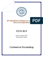 25th International Conference On Computer Theory and Applications, ICCTA 2015, 24-26 October 2015, Alexandria, Egypt