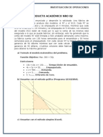 Desarrollo Investigacion de Operaciones