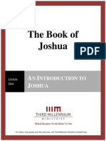 The Book of Joshua – Lesson 1 – Transcript