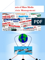 Impacts of Mass Media On Crisis Management