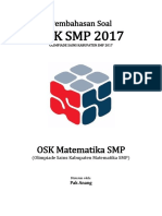 Download Pembahasan Soal OSK Matematika SMP 2017 Tingkat Kabupaten by Shofiyah Qurrotaaini SN345236219 doc pdf