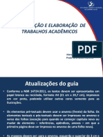 Formatação e Estrutura de Trabalhos Acadêmicos