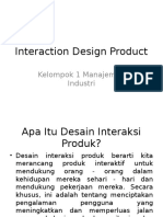 Interaction Design Product
