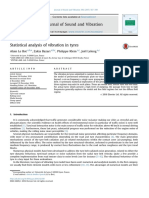 Statistical Analysis of Vibration in Tyres