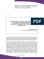 Zaldívar, Álvaro. La Práctica Musical Como Tarea Científica. Investigando Etnográficamente Los Procesos Artísticos (2013)