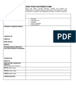 Know Your Customer Form Requirements