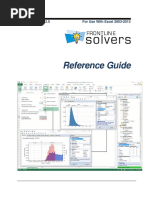 Solver Frontline Solvers Reference Guide