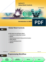 Global Mesh Controls Ansys Workbench 16.