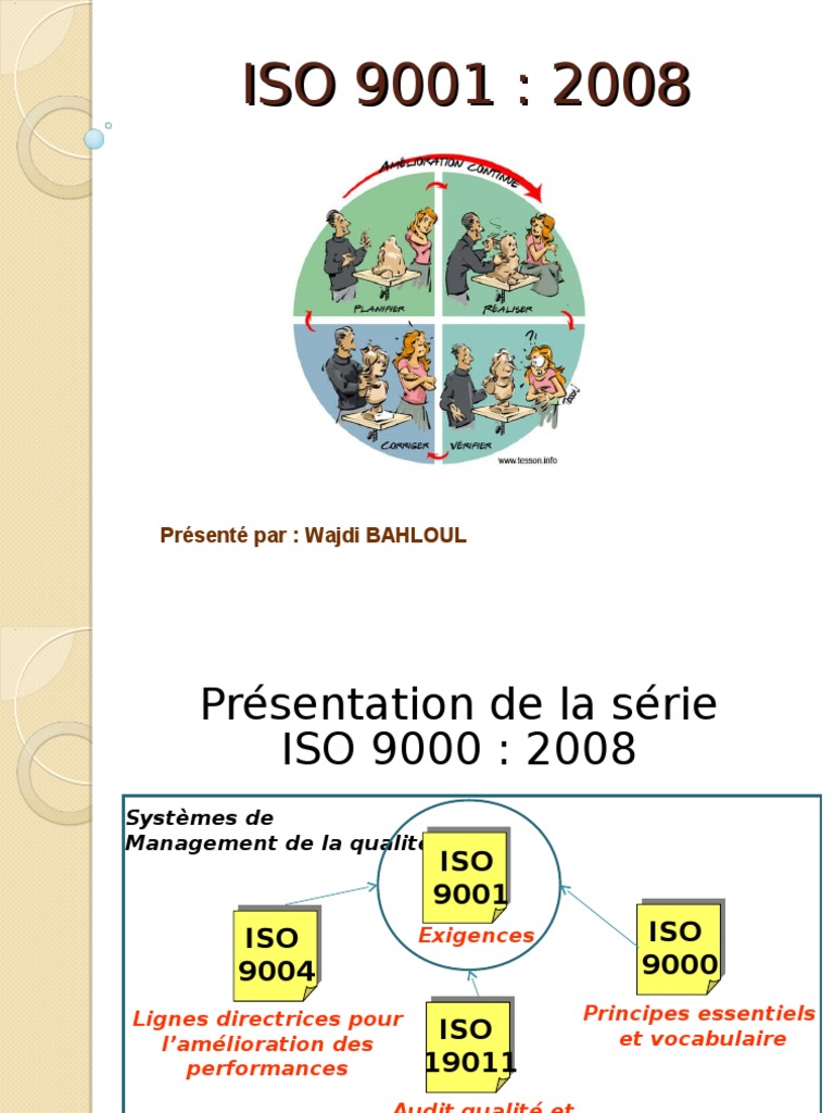ISO 9001 Version 2008 | PDF | Management de la qualité | Conformité
