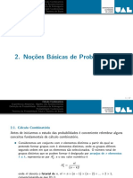 Capítulo 2 - Noções Básicas de Probabilidade - Est I 2016-17-2