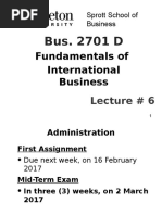 2701_Lecture # 6 + Political Economy of International Trade  Foreign Direct Investment - 9 Feb 2017.pptx