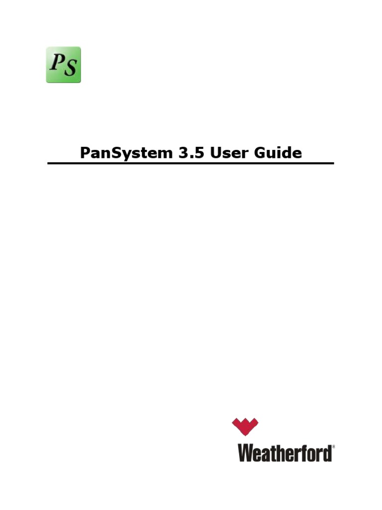 PanSystem 3.5 User Guide | PDF | Simulation | Menu (Computing)