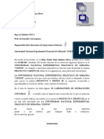 Carta de Aceptacion de La Empresa