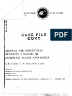 Nasa-Cr-1457 - Manual For Structural Stability Analysis of Sandwich Plates and Shells