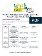 Positive Activities For Young People in The Town Centre & Netherhall Area