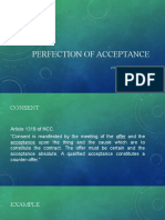 Perfection of Acceptance