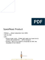 Direct Reduction - Midrex - Spesifikasi Product