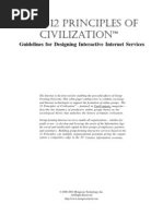 The 12 Principles of Civilisation, Guidelines for Designing Interactive Internet Services, Mongoose Technology, 2002
