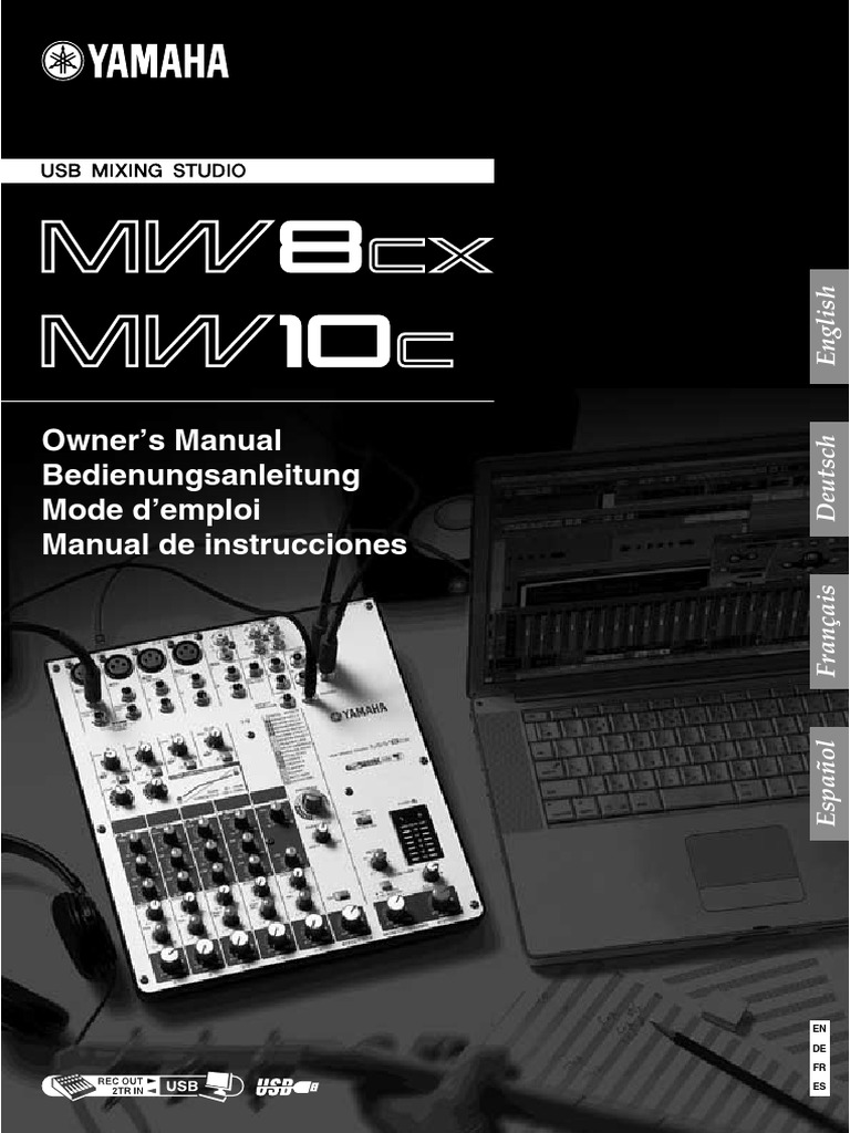 MW8CX/MW10C Owner's Manual Guide | PDF | Microphone | Equalization (Audio)