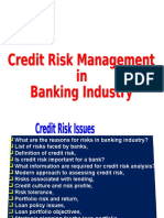 Credit Risk Management