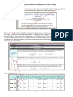 Tips For Using The Small Area Estimates of Poverty Catalog: First Worksheet