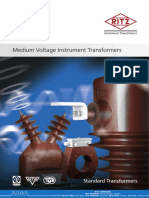 RITZ-Medium Voltage Instrument Transformers Standard ENG 2014 01 PDF