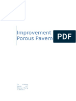 Improvement of Porous Pavement: Dr. Yuhong Wang Dr. George Wang 7/18/2011
