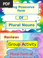 Using the Possessive Form of Plural Nouns