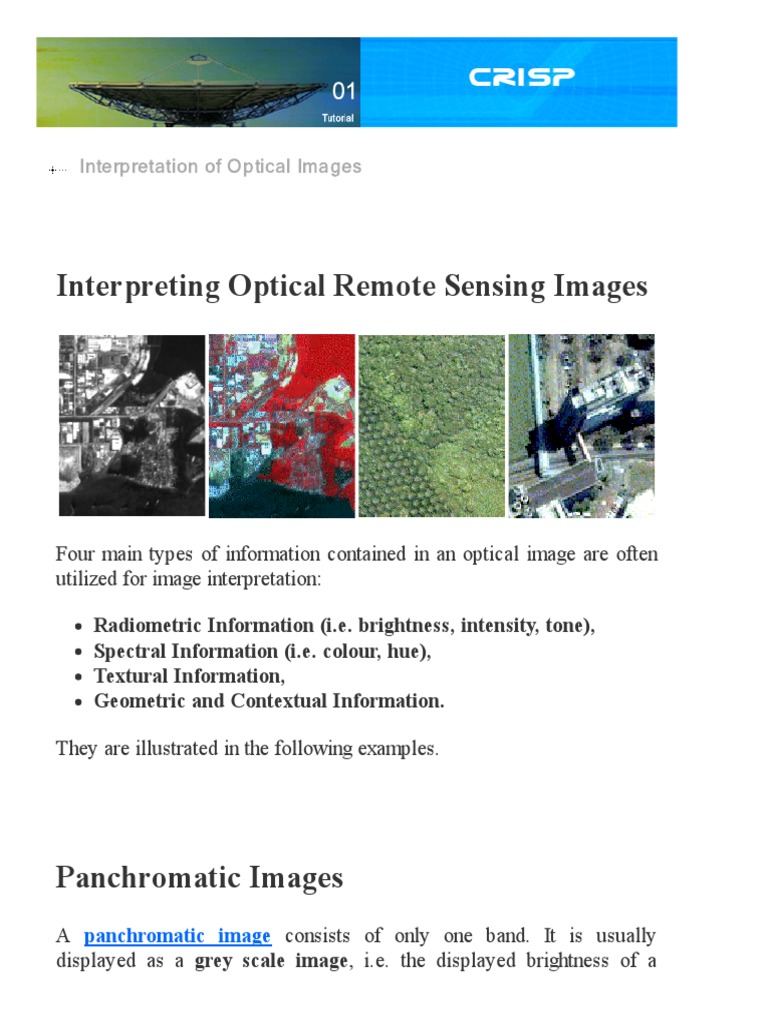 Principles of Remote Sensing - Centre For Remote Imaging, Sensing and ...