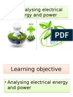 2.5 Analysing Electrical Energy and Power