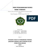 Manajemen Pengawasan Risiko Bank Syariah