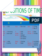 Preposition of Time