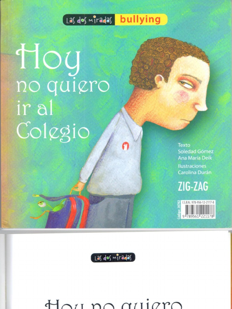 Hoy No Quiero Ir Al Colegio PDF Escuelas