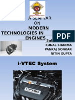 Modern Engine Technologies Seminar