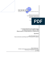 L'industrialisation de La Filière Bois Au Cameroun