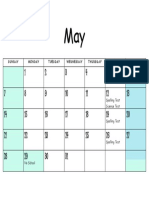 May Calendar