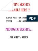 Printing Service