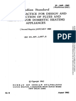 Code O) F Practice For Design and Construction of Flues and Chimneys For Domestic Heating Appliances