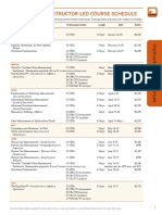 2015 PETEX Schedule