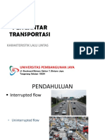 Slide TSP212 PERTEMUAN 9 10 Karakteristik Lalu Lintas PDF
