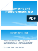 Parametric Vs Non Parametric Stats