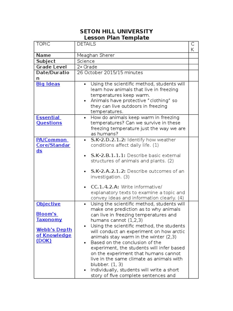 Blubber Lesson Plan Revised With PDF Scientific