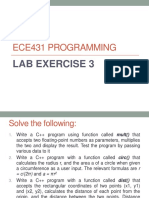 Ece431 Programming: Lab Exercise 3